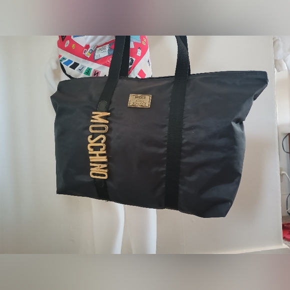 🖤 Vintage Moschino Large Logo Weekend Bag - Picture 6 of 14